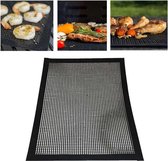 Let op type!! Barbecue grillen van hittebestendig Non-stick gaas BBQ-bakken Mat  formaat: 40 x 30cm