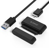 20UTS-U3 USB 3.0 naar SATA adapterkabel voor harde schijf voor 2,5-inch HDD / SSD, ondersteuning OTG-functie (zwart)