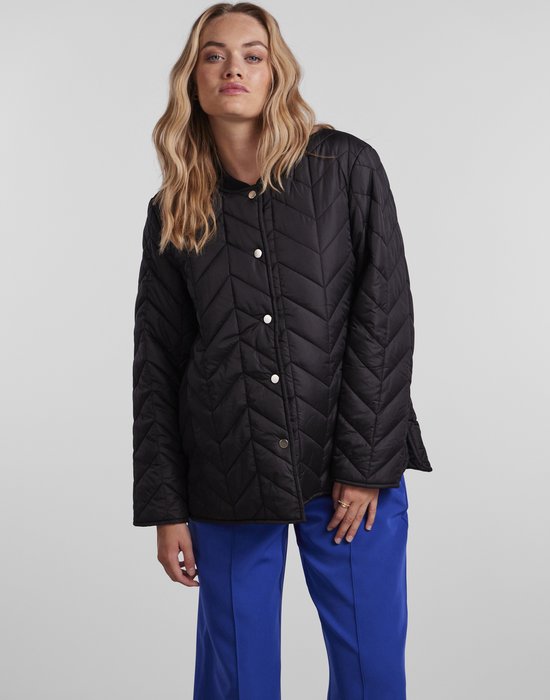 PIECES PCFAWN SHORT QUILTED JACKET Dames Gequilte jas - Maat M