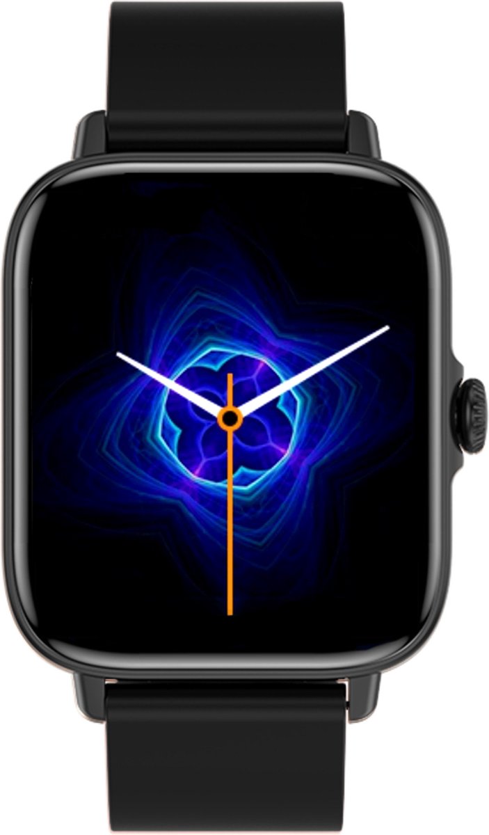 Bizoule Smartwatch Zwart - Smart Watch voor Dames en Heren - Horloge - Android en iOS