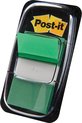Post-it® Index Standard, Vert, 25,4 x 43,2 mm, 50 comprimés / distributeur