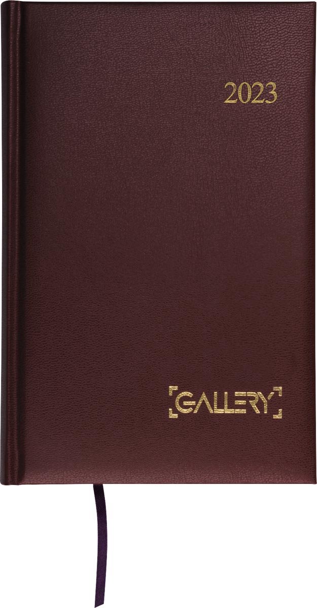 Gallery agenda, Businesstimer, 2024, bordeaux 30 stuks