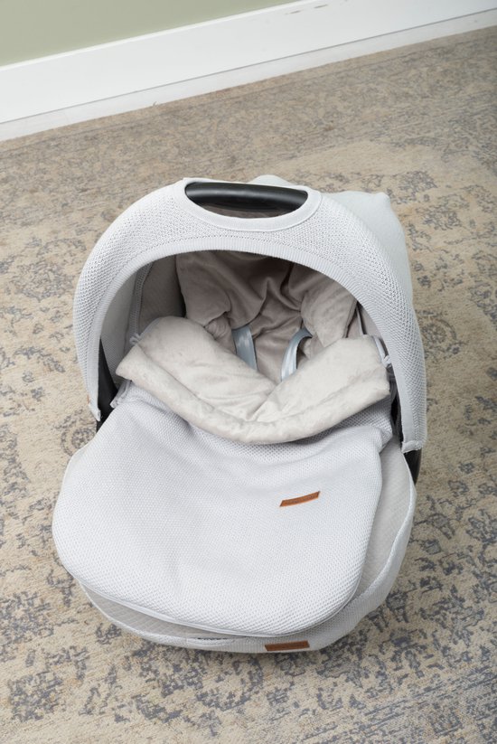 Baby's Only Voetenzak autostoel 0+ Classic - Stonegreen - Geschikt voor drie- en vijfpuntsgordel van Baby's Only — afbeelding 5