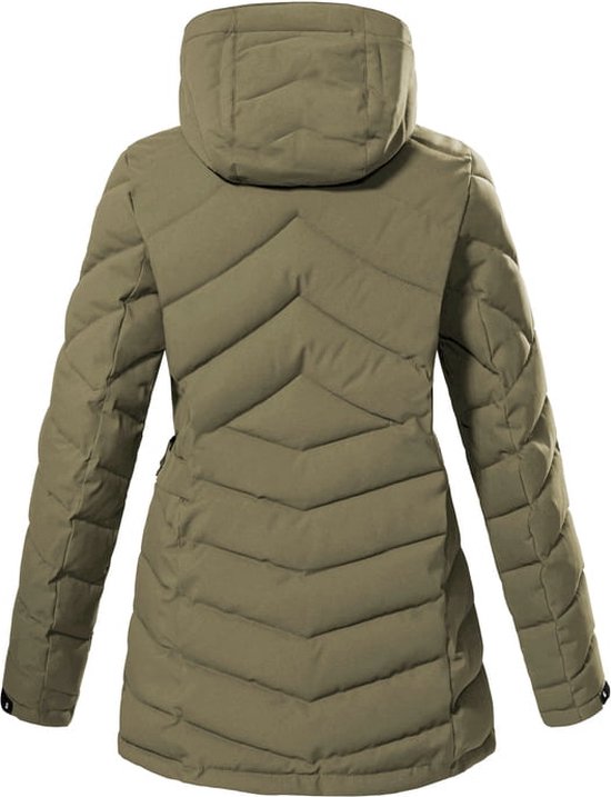 killtec dames Gewatteerd jack/jas in donslook met capuchon KOW 10 WMN QLTD JCKT, lavendel, 50, 43302-000