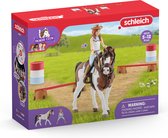schleich HORSE CLUB Speelfigurenset - Hannah's Western Rijset - Kinderspeelgoed voor Jongens en Meisjes - 5 tot 12 jaar - 12 Onderdelen - 42441
