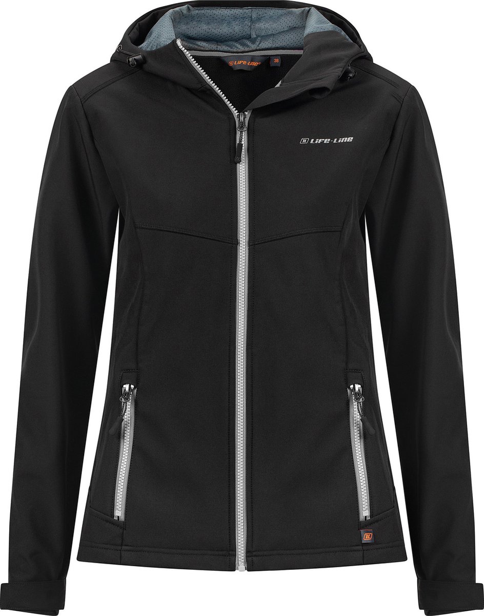 Life-Line - Khloe Softshell Jas - Blauw - Outdoorjas - Wandeljas - Fleece Blauw