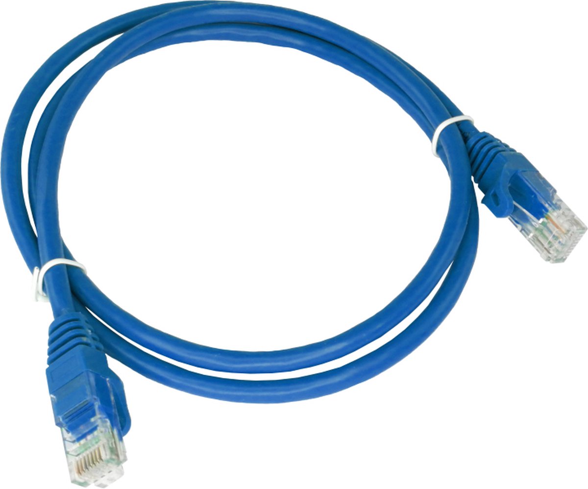 Alantec KKU5NIE0.25 netwerkkabel Blauw 0,25 m Cat5e U/UTP (UTP)
