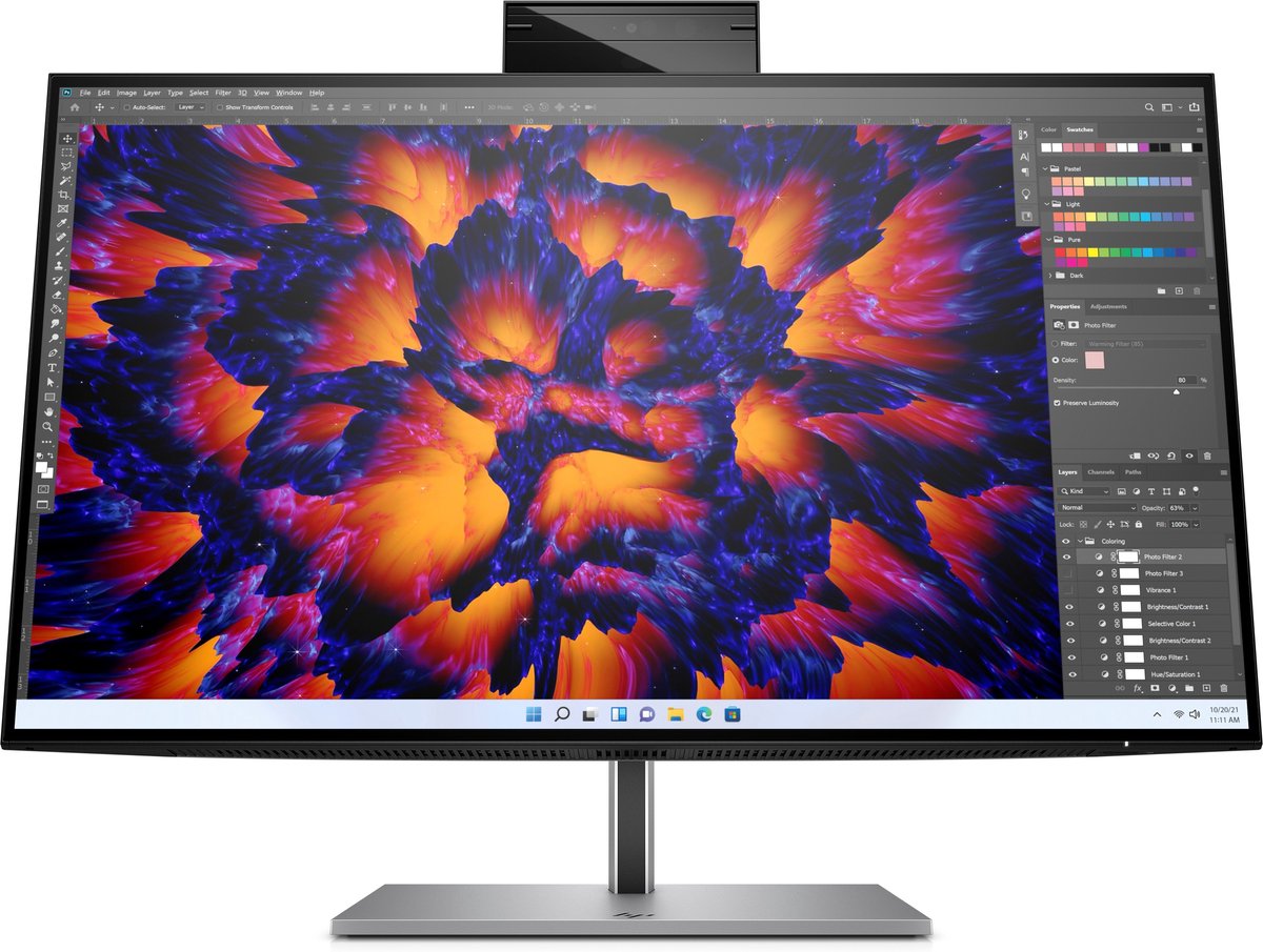 HP Z24m G3 60,5 cm (23.8") 2560 x 1440 Pixels Quad HD Zilver