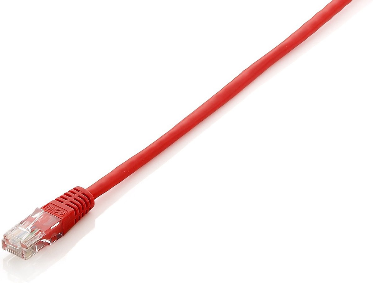 Equip Patchkabel (Cat6 U/UTP 2xRJ45 ECO Polybag 7,50 m) rood