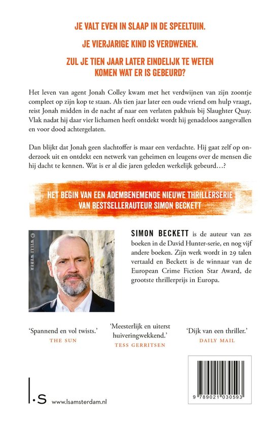 Jonah Colley 1 Vermist (ebook), Simon Beckett 9789021030609