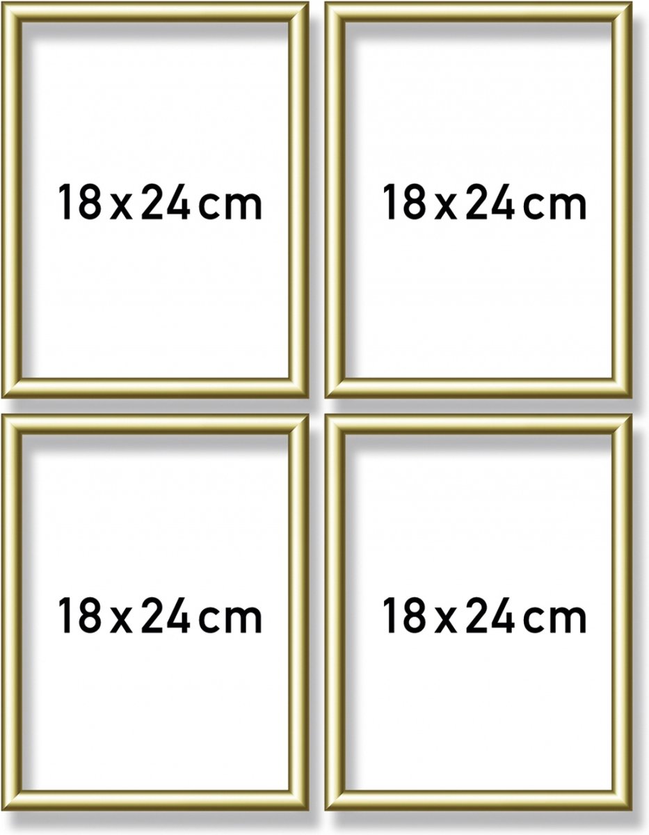 Aluminium lijst - 18 x 24 cm (quattro)