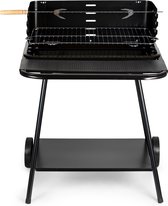 Barbecue op wielen - BBQ met 2 werkplateau's - 86x37x84 cm