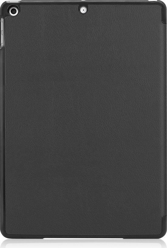 Hoesje - Geschikt voor Apple iPad 7 (2019) - 10.2 inch - Dun & Stevig - Trifold Bookcase - Hard Cover - Hardcover Book Case - Tablet Hoes - Zwart