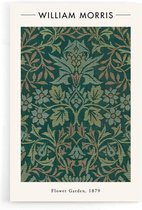 Walljar - William Morris - Flower Garden - Muurdecoratie - Poster