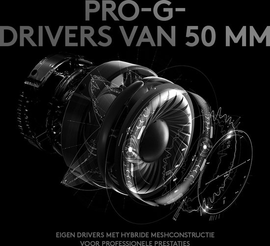 Logitech G PRO X - Bedrade Gaming Headset - Multiplatform - Zwart