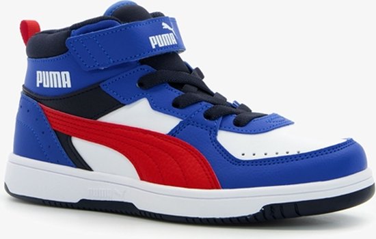 Puma Rebound Joy Blocked hoge kinder sneakers - Blauw - Maat 34 -  Uitneembare zool | bol.com