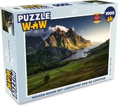 Puzzel Wolken boven het landschap van de Lofoten - Legpuzzel - Puzzel 1000 stukjes volwassenen