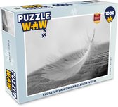 Puzzel Close-up van dwarrelende veer - Legpuzzel - Puzzel 1000 stukjes volwassenen