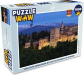 Puzzel Verlichte gebouwen bij het Alhambra in Spanje - Legpuzzel - Puzzel 1000 stukjes volwassenen