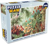Puzzel Bloemen - Kunst - Vintage - Natuur - Botanisch - Legpuzzel - Puzzel 1000 stukjes volwassenen