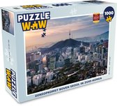 Puzzel Zonsopkomst boven Seoul in Zuid-Korea - Legpuzzel - Puzzel 1000 stukjes volwassenen