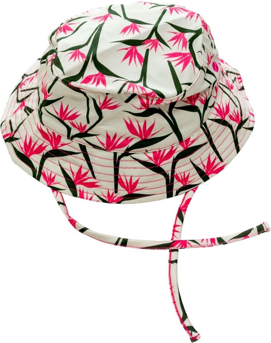 Ducksday - UV-werend zonnehoedje voor baby - UPF50+ - Katoen - Coco - maat 62/68