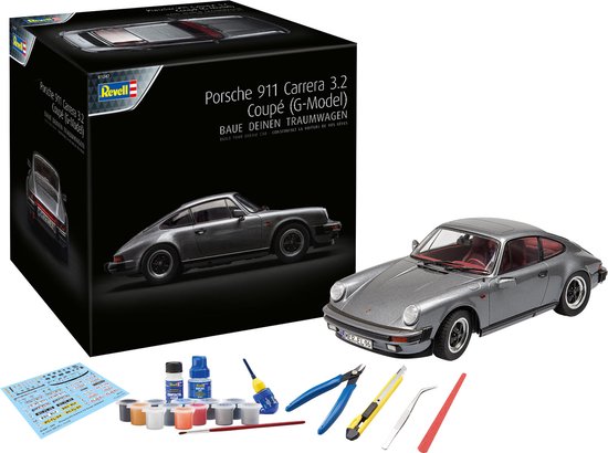 Foto: 1 24 revell 01047 porsche 911 carrera 3 2 coupe adventskalender plastic modelbouwpakket