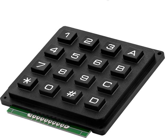 3x4 Matrix Tastatur Modul - 12 Tasten Membrantastatur Für Elektronik Projekte
