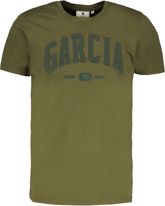 GARCIA Heren T-shirt Groen - Maat S