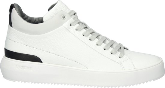 Blackstone Trevor - White - Sneaker (mid) - Man - White - Maat: 49