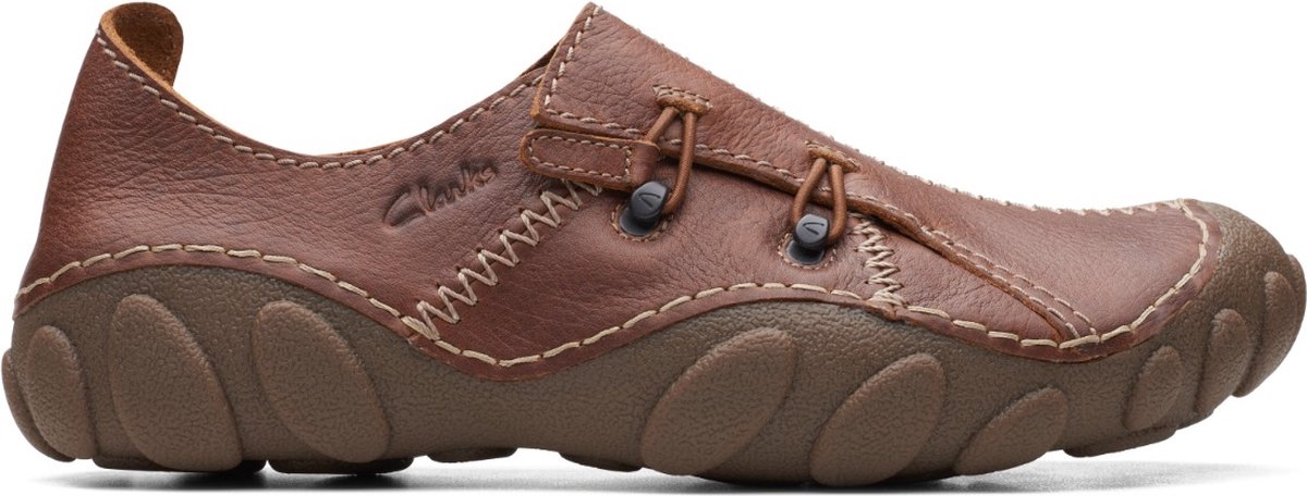 Clarks - Heren schoenen - Mamo Spirit 2 - G - Bruin - maat 6,5