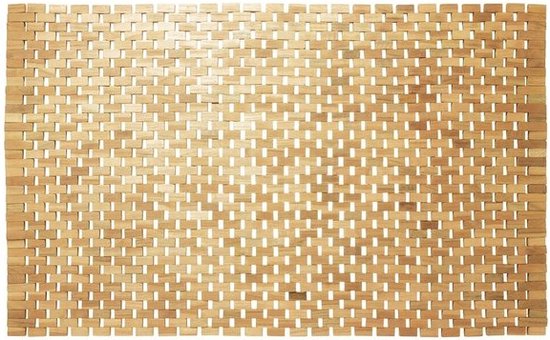 Sealskin Woodblock Badmat 52x90 cm - Teak - Bruin