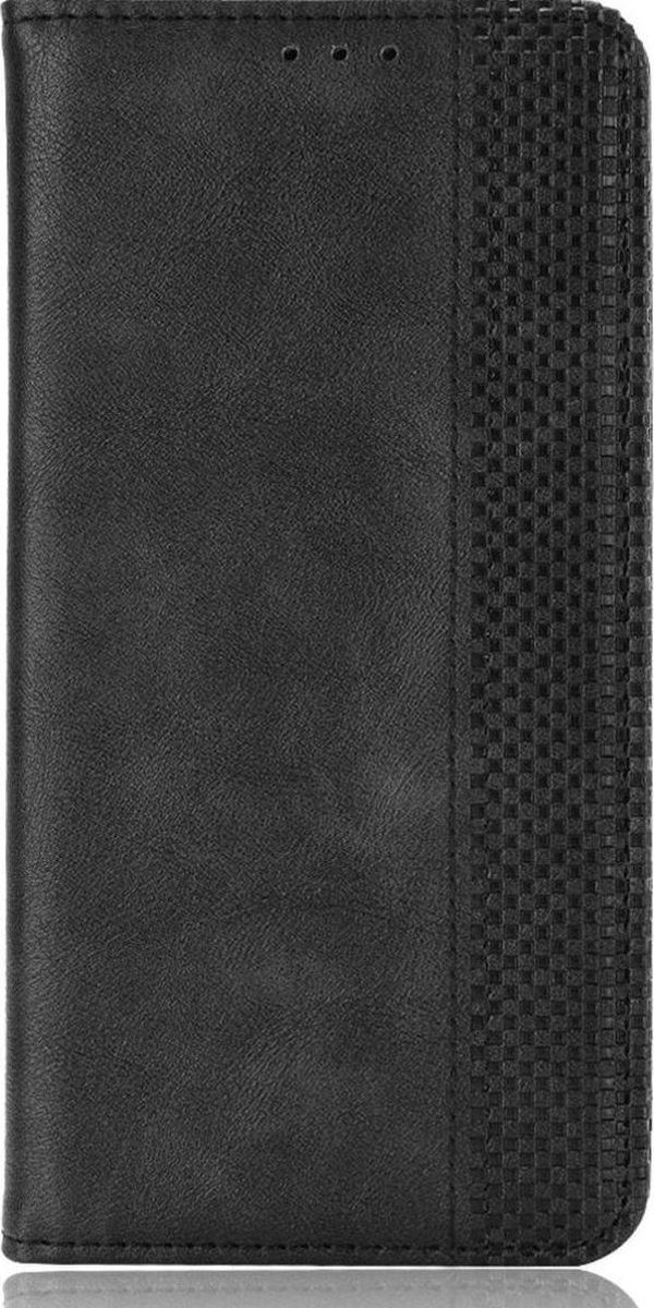 Mobigear Telefoonhoesje geschikt voor POCO F4 GT Hoesje | Mobigear Sensation Bookcase Portemonnee | Pasjeshouder voor 3 Pasjes | Telefoonhoesje voor Pinpas / OV Kaart / Rijbewijs - Zwart