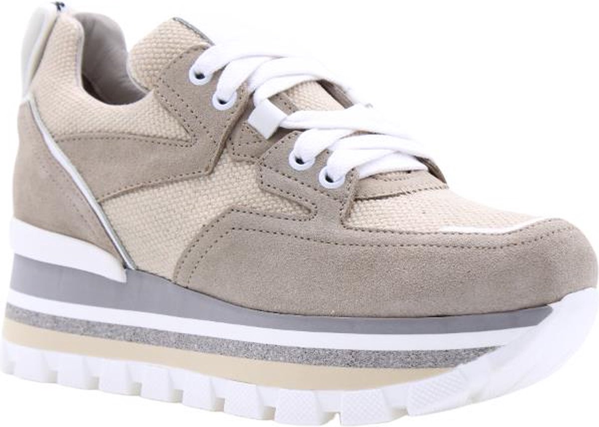 Janet & Janet Sneaker Taupe 37
