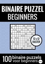 Binaire Puzzel Makkelijk voor Beginners - Puzzelboek met 100 Binairo's - NR.4