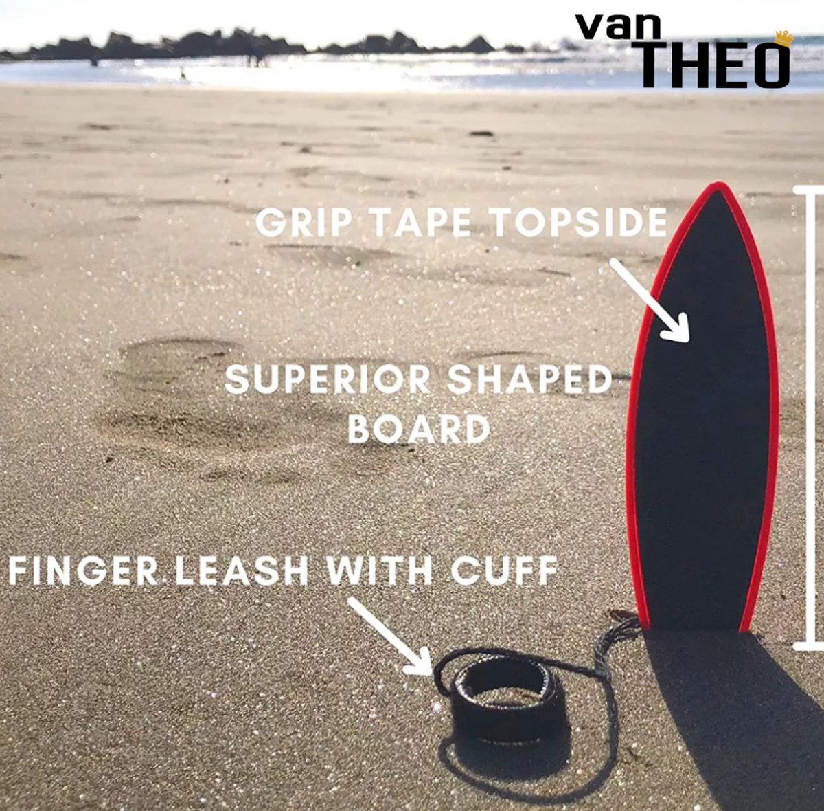 Fingerboard Surfboard Fidget Toys Air Surfing Set 4 stuks