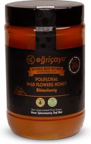 Egricayir eu - Polyfloral honing TA16+ -Turkse rauwe pure geneeskrachtige wilde bloemen honing - 850gr (Taurusgebergte) - T 16,5 MGO700+ - Bekroond tot de " Beste honing ter wereld " - Geproduceerd op 2500m - Honing in zijn puurste vorm