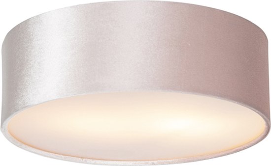QAZQA drum - Moderne Plafondlamp - 2 lichts - Ø 30 - Woonkamer | Slaapkamer | Keuken