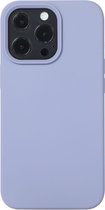 Mobigear Hoesje geschikt voor Apple iPhone 14 Pro Siliconen Telefoonhoesje | Mobigear Rubber Touch Backcover | iPhone 14 Pro Case | Back Cover - Grijs