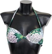 Veelkleurige bikinitops voor strandkleding met bloemenprint