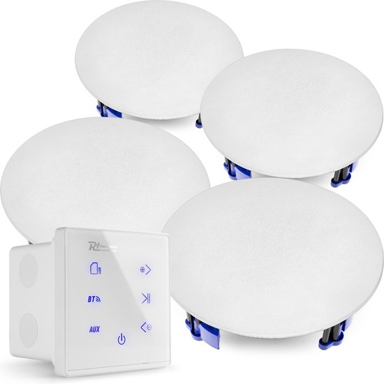 Haut-parleurs WATERPROOF Hifi 80W plafond encastrable amplifiée