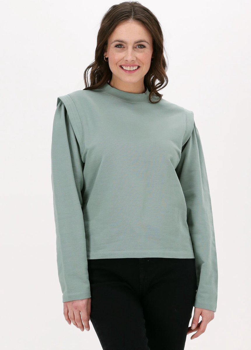 Another Label Kasuga Sweater Truien & Vesten Dames - Sweater - Hoodie - Vest- Groen - Maat XL