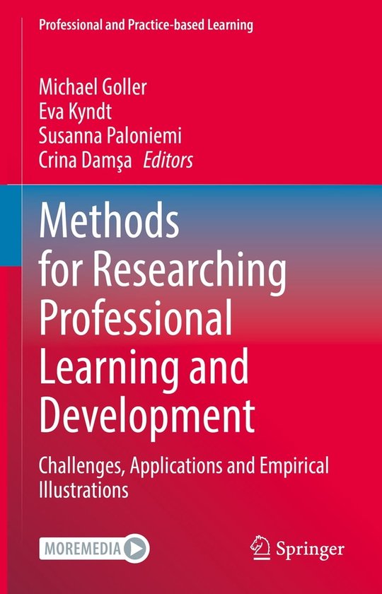 Professional and Practice-based Learning 33 -  Methods for Researching Professional Learning and Development
