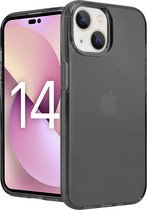 ShieldCase geschikt voor Apple iPhone 14 TPU case - zwart - Siliconen hoesje - Shockproof case hoesje - Backcover case