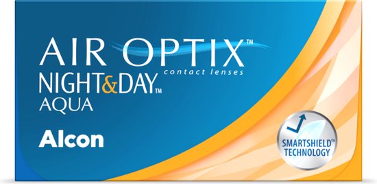 +5.25 - Air Optix® Night & Day® - 3 pack - Maandlenzen - BC 8.60 - Contactlenzen
