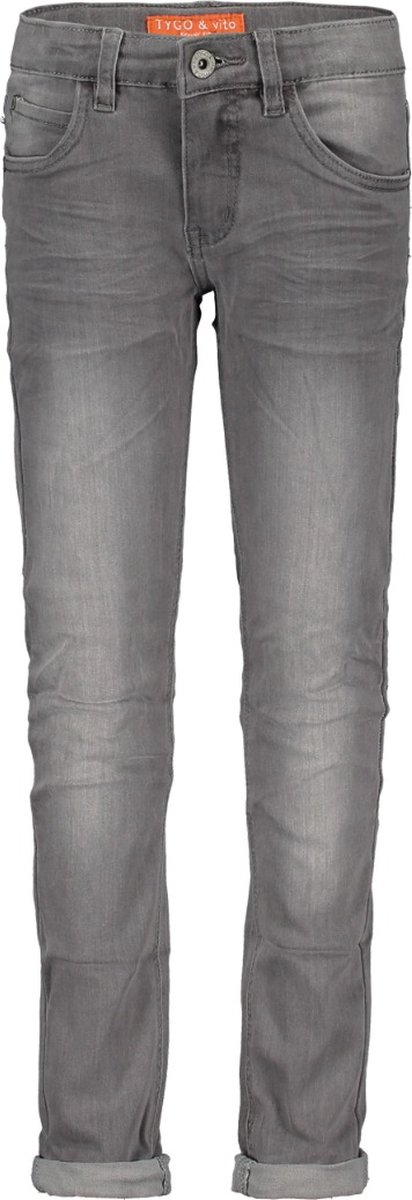 Tygo & Vito Broek jongen 806 light grey denim maat 98