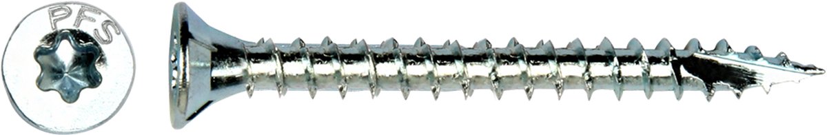 PFS+ | Spaanplaatschroef PFS+ VZK-T Ø 3,5x50 Zn