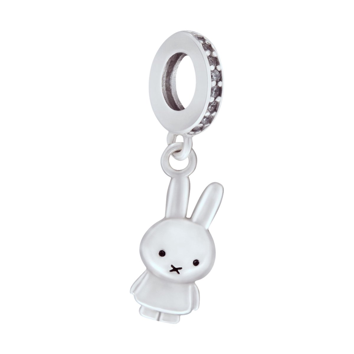 Thomas Sabo 925 Zilveren Dames Stud Oorbellen Klassiek Pavé, Zwart