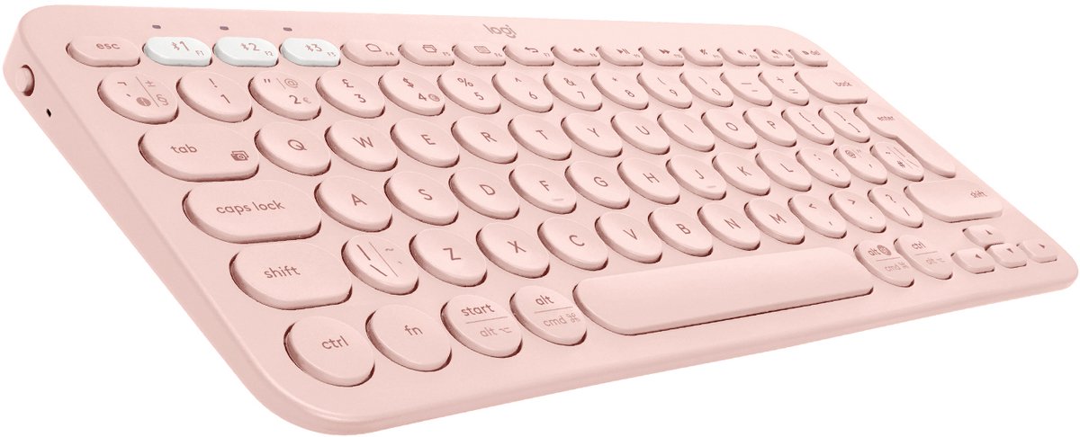 Logitech K380 Draadloos Toetsenbord QWERTY Roze