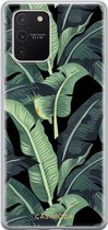 Casimoda® hoesje - Geschikt voor Samsung S10 Lite - Palmbladeren Bali - Backcover - Siliconen/TPU - Groen
